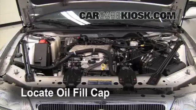 2004 Buick Century Custom 3.1L V6 Aceite Agregar aceite